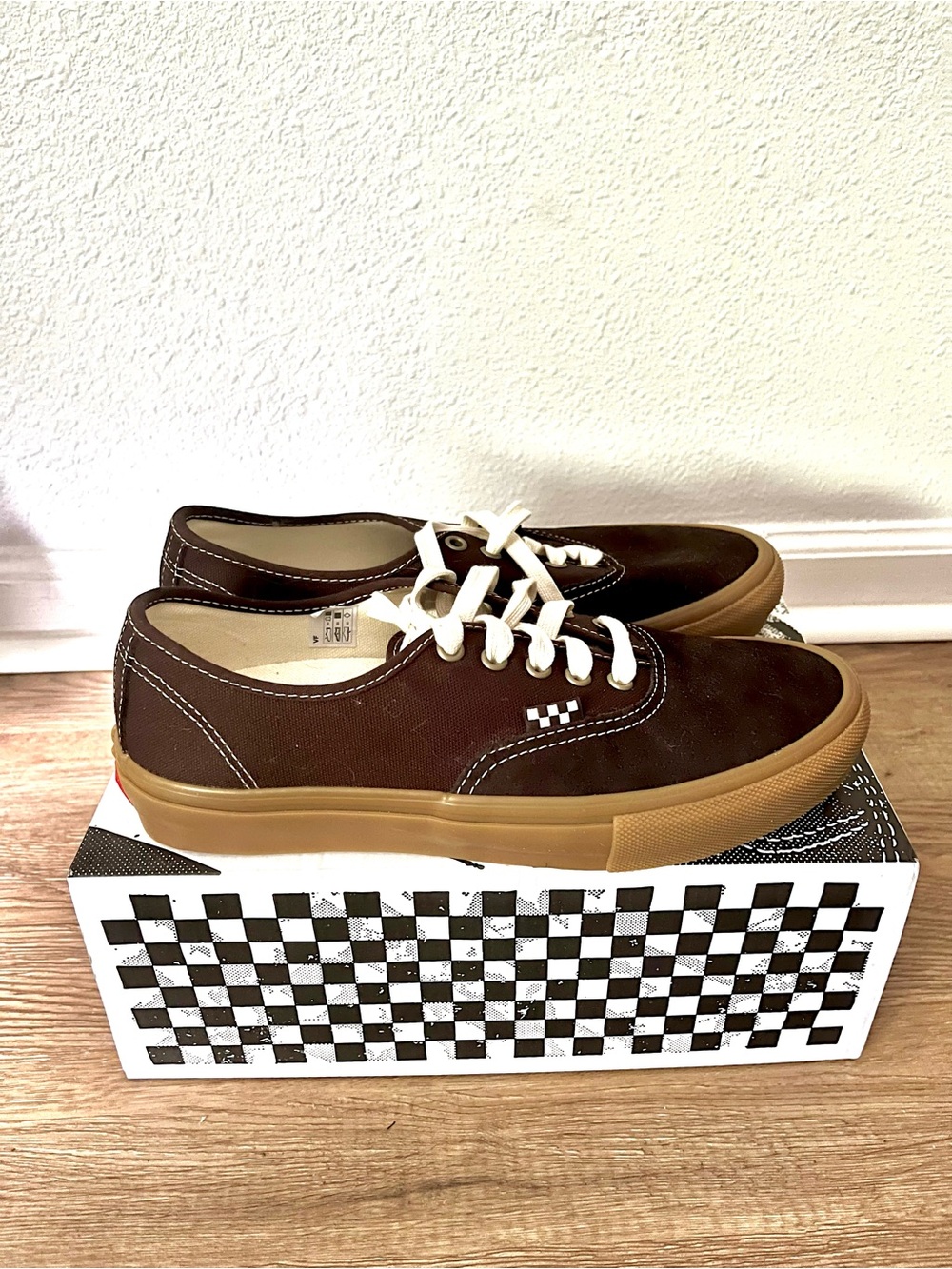 Vans Skate Authentic Shoe Gum Brown